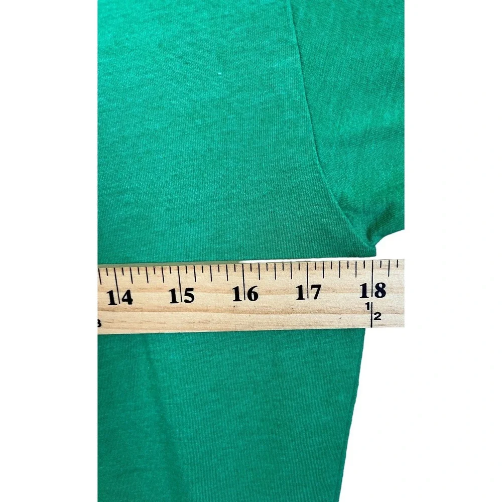 Vintage Bob Ross T Shirt Adult Small Green Dab All Day Graphic Artist Tee USA